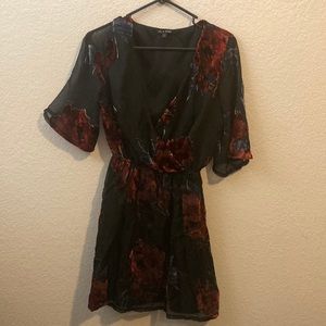 Black Floral Dress